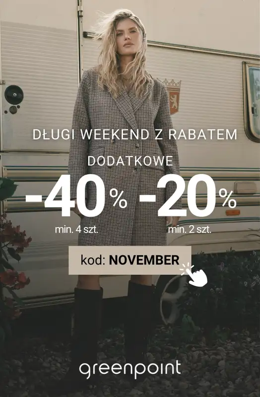 Greenpoint - gazetka promocyjna -40% przy zakupie min. 4 sztuk od czwartku 06.11 
