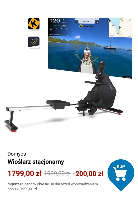 Decathlon - gazetka promocyjna Sprzęt fitness od 349 zł od piątku 07.11  - strona 4