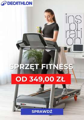 Decathlon - gazetka promocyjna Sprzęt fitness od 349 zł od piątku 07.11 