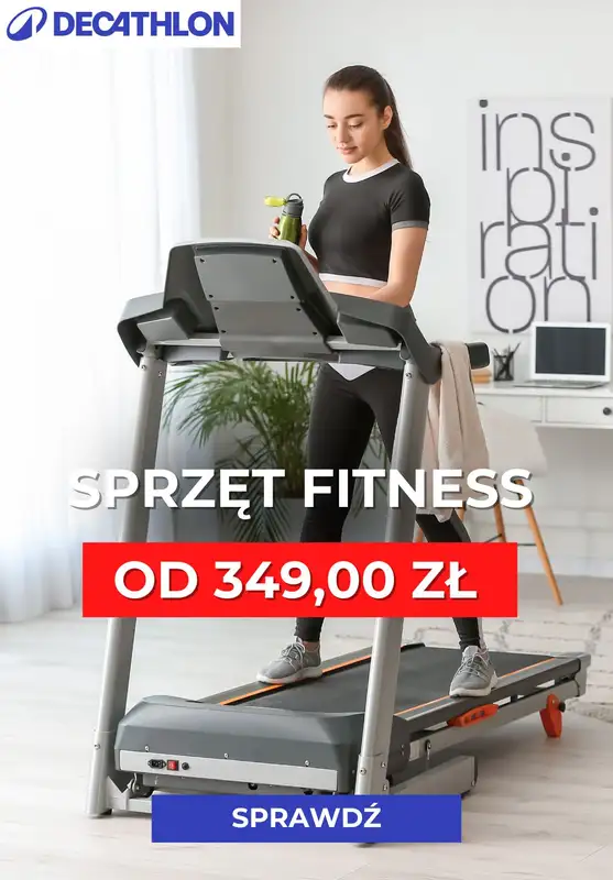 Decathlon - gazetka promocyjna Sprzęt fitness od 349 zł od piątku 07.11 