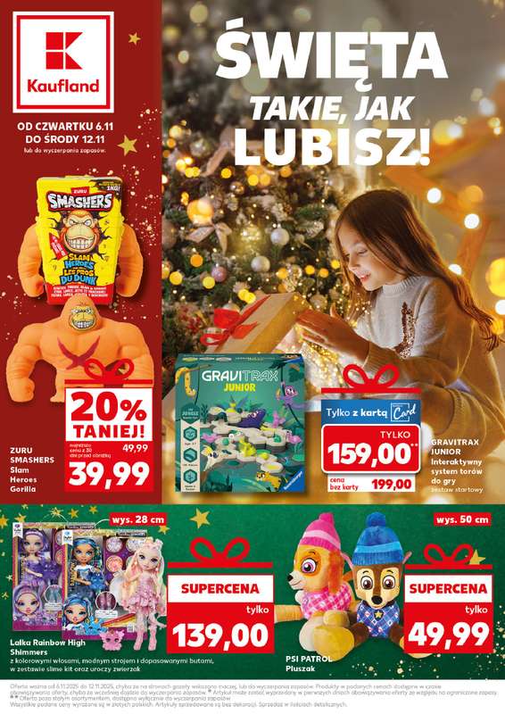 Kaufland - gazetka promocyjna Oferta Kaufland - Zabawki od czwartku 06.11 do środy 12.11