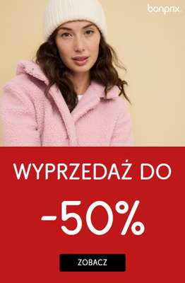 bonprix - gazetka promocyjna Wyprzedaż do -50% dla całej rodziny od czwartku 06.11 