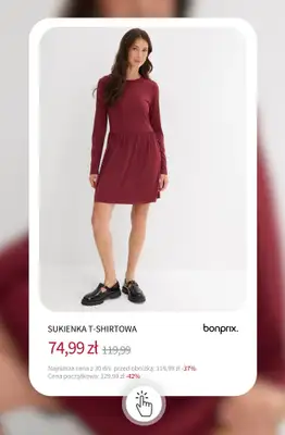 bonprix - gazetka promocyjna Wyprzedaż do -50% dla całej rodziny od czwartku 06.11  - strona 21