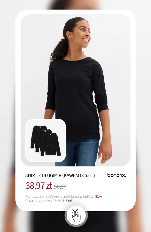 bonprix - gazetka promocyjna Wyprzedaż do -50% dla całej rodziny od czwartku 06.11  - strona 24