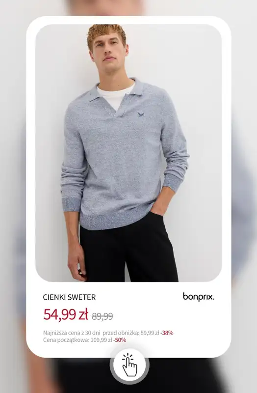 bonprix - gazetka promocyjna Wyprzedaż do -50% dla całej rodziny od czwartku 06.11  - strona 15