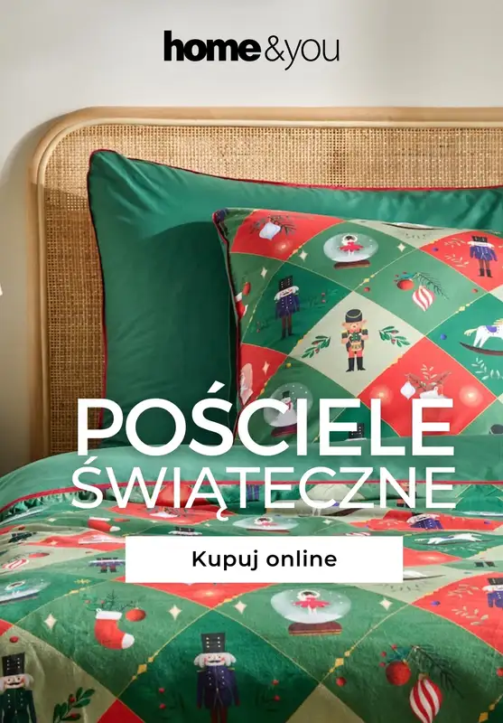home&you - gazetka promocyjna Pościele świąteczne od czwartku 06.11 do piątku 14.11