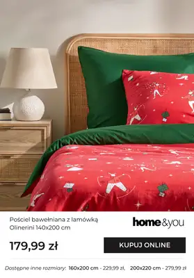 home&you - gazetka promocyjna Pościele świąteczne od czwartku 06.11 do piątku 14.11 - strona 10