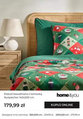 home&you - gazetka promocyjna Pościele świąteczne od czwartku 06.11 do piątku 14.11 - strona 4
