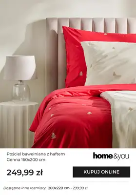 home&you - gazetka promocyjna Pościele świąteczne od czwartku 06.11 do piątku 14.11 - strona 12