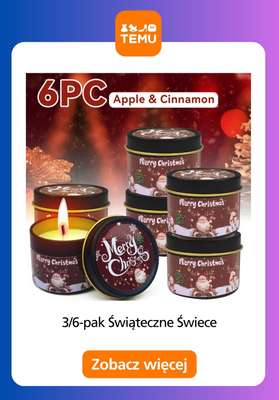 Świąteczne Świece Apple & Cinnamon