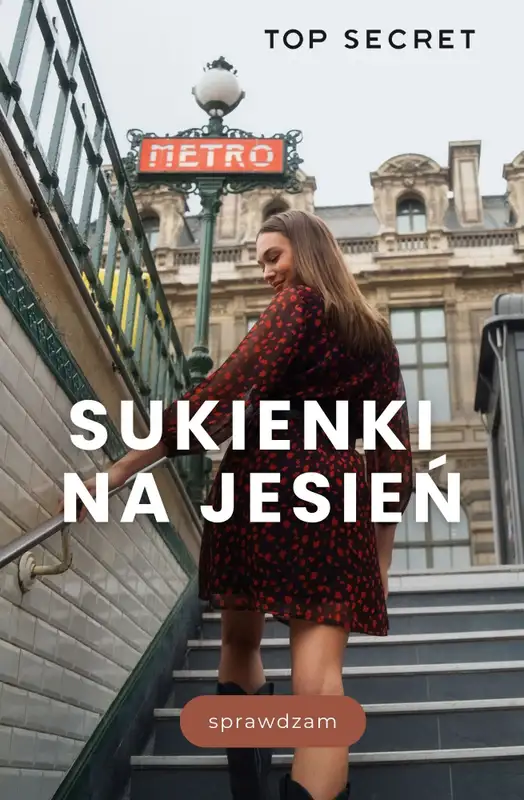 Top Secret - gazetka promocyjna Sukienki na jesień  