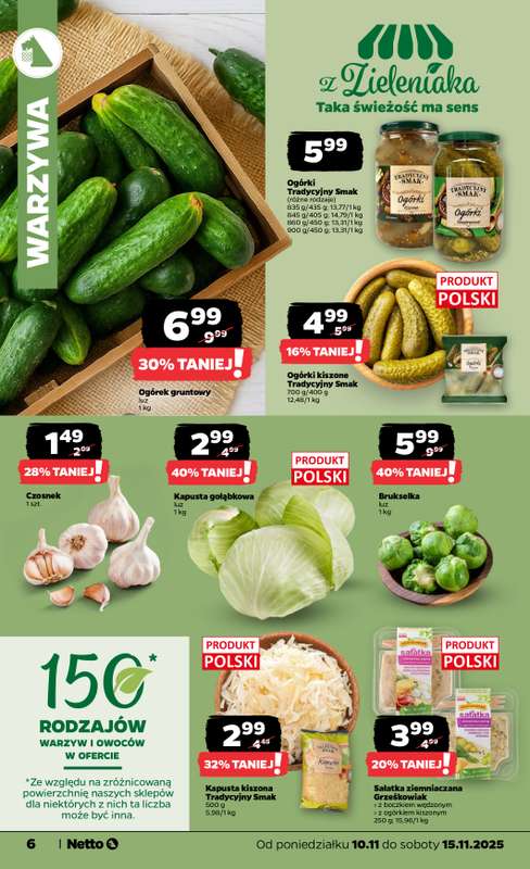 Netto - gazetka promocyjna Gazetka Spożywcza od poniedziałku 10.11 do soboty 15.11 - strona 6