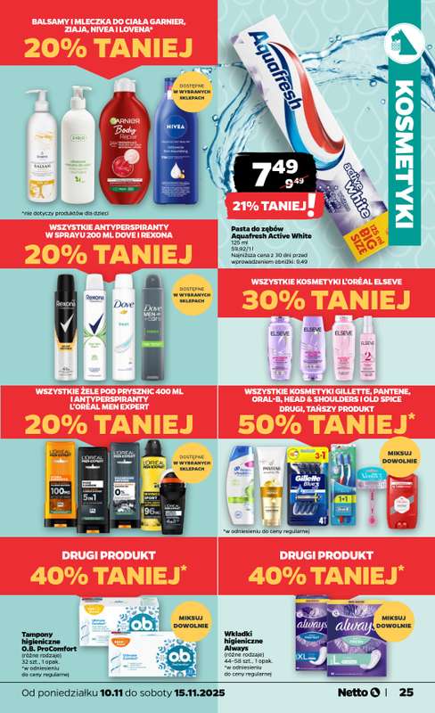 Netto - gazetka promocyjna Gazetka Spożywcza od poniedziałku 10.11 do soboty 15.11 - strona 25