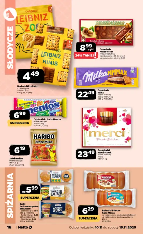 Netto - gazetka promocyjna Gazetka Spożywcza od poniedziałku 10.11 do soboty 15.11 - strona 18