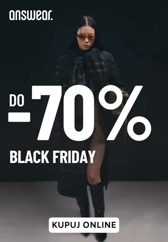 BLACK FRIDAY - gazetka promocyjna Answear | Do -70% Black Friday od czwartku 06.11 do wtorku 02.12