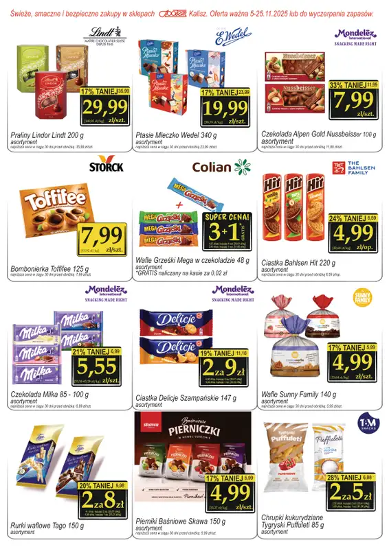 Społem - Blisko i Korzystnie - gazetka promocyjna Gazetka PSS Kalisz od czwartku 06.11 do wtorku 25.11 - strona 9