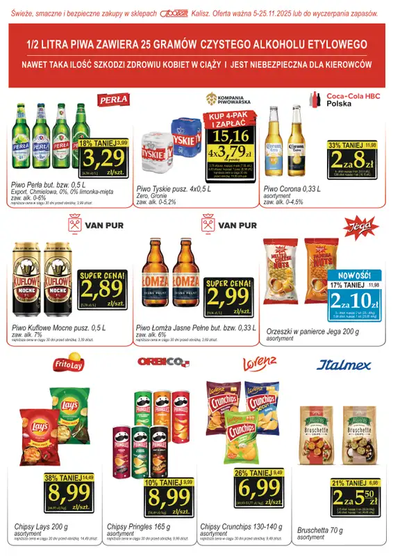 Społem - Blisko i Korzystnie - gazetka promocyjna Gazetka PSS Kalisz od czwartku 06.11 do wtorku 25.11 - strona 4