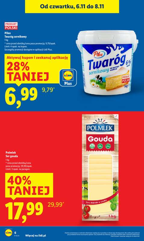 Lidl - gazetka promocyjna Oferta od czwartku od czwartku 06.11 do soboty 08.11 - strona 6
