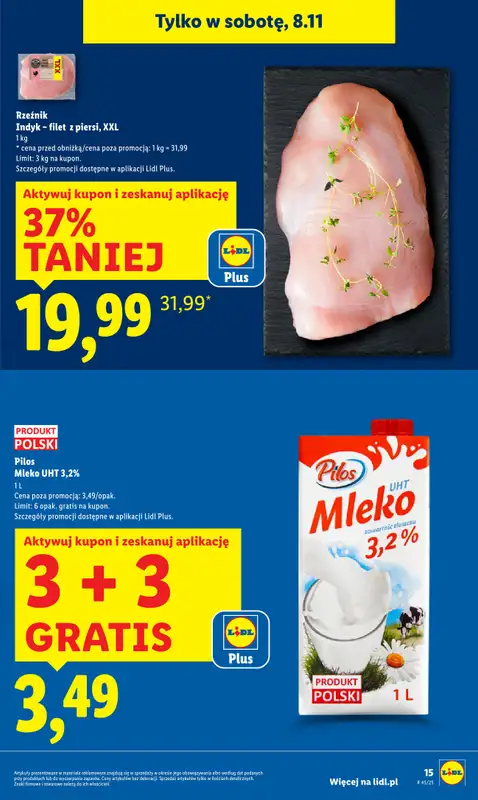 Lidl - gazetka promocyjna Oferta od czwartku od czwartku 06.11 do soboty 08.11 - strona 15