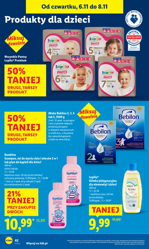 Lidl - gazetka promocyjna Oferta od czwartku od czwartku 06.11 do soboty 08.11 - strona 64