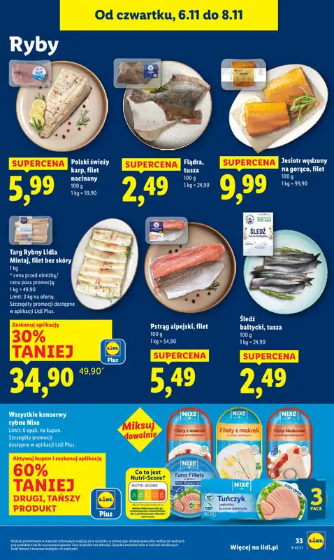 Lidl - gazetka promocyjna Oferta od czwartku od czwartku 06.11 do soboty 08.11 - strona 33