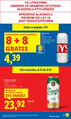 Lidl - gazetka promocyjna Oferta od czwartku od czwartku 06.11 do soboty 08.11 - strona 13