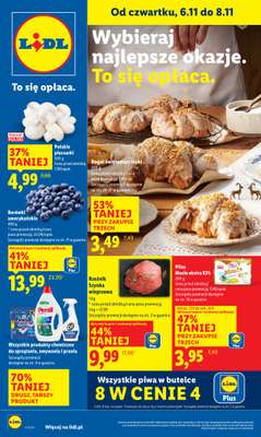 Lidl - gazetka promocyjna Oferta od czwartku od czwartku 06.11 do soboty 08.11