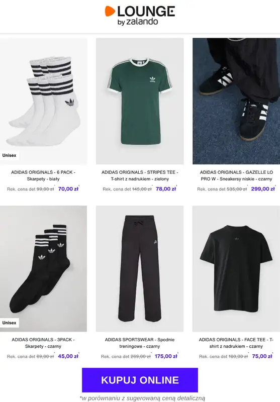 Lounge by Zalando - gazetka promocyjna Do -70% adidas Originals od czwartku 06.11 do niedzieli 09.11 - strona 2