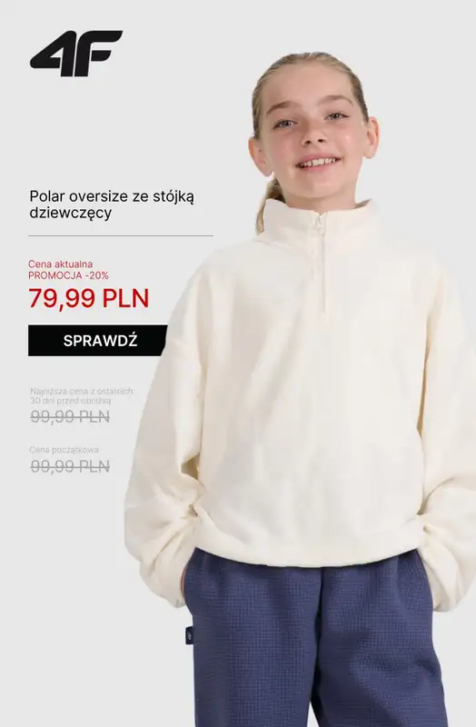 4F - gazetka promocyjna Wyprzedaż: produkty do 100 zł! od czwartku 06.11  - strona 13