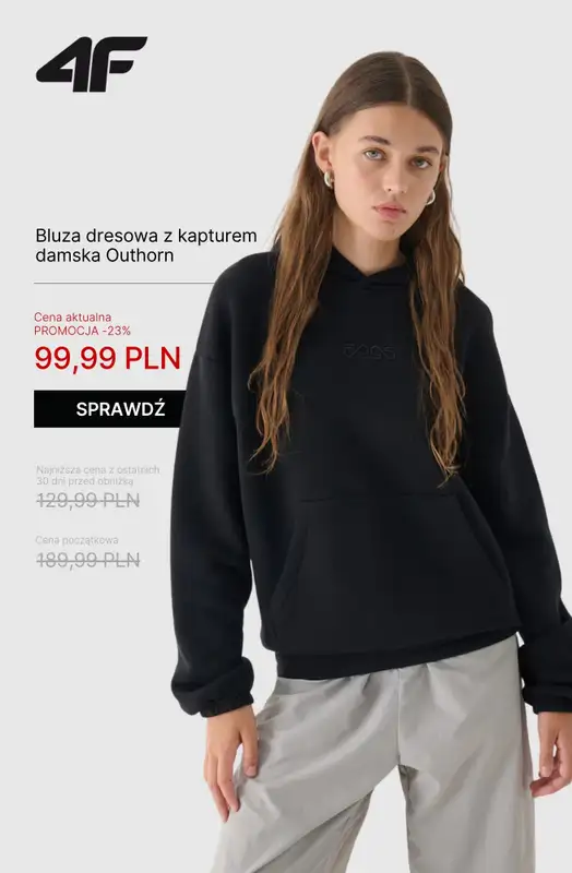 4F - gazetka promocyjna Wyprzedaż: produkty do 100 zł! od czwartku 06.11  - strona 9