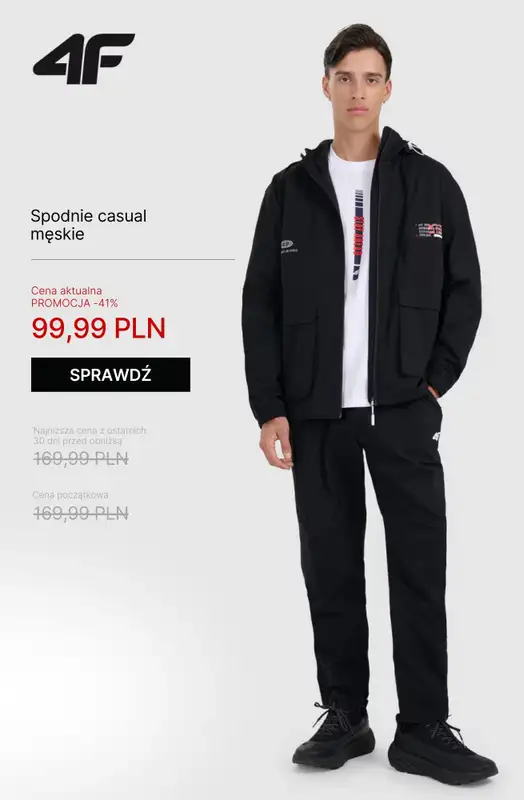 4F - gazetka promocyjna Wyprzedaż: produkty do 100 zł! od czwartku 06.11  - strona 12