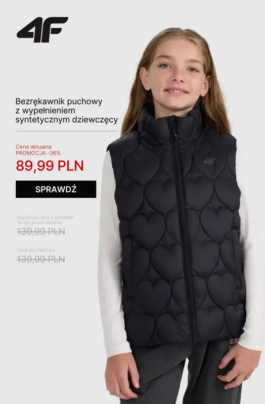 4F - gazetka promocyjna Wyprzedaż: produkty do 100 zł! od czwartku 06.11  - strona 15