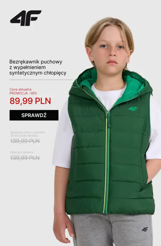 4F - gazetka promocyjna Wyprzedaż: produkty do 100 zł! od czwartku 06.11  - strona 16