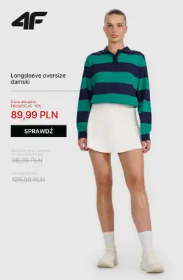 4F - gazetka promocyjna Wyprzedaż: produkty do 100 zł! od czwartku 06.11  - strona 4