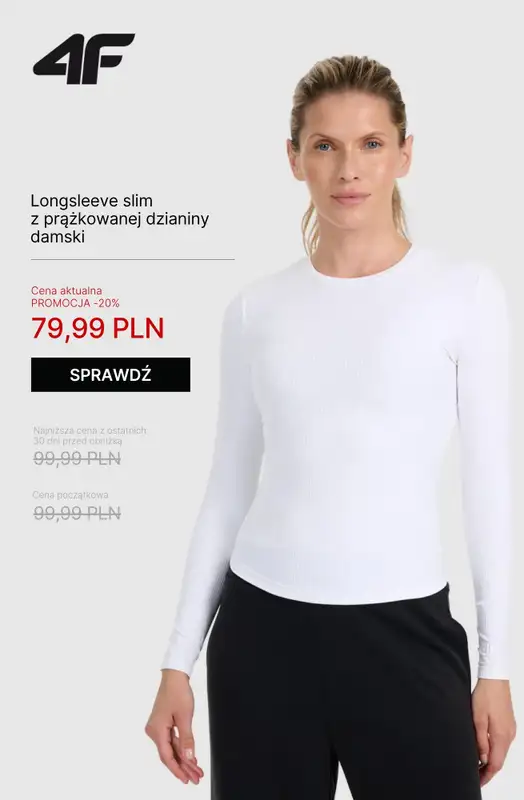 4F - gazetka promocyjna Wyprzedaż: produkty do 100 zł! od czwartku 06.11  - strona 2