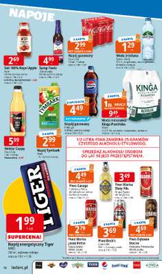 Leclerc - gazetka promocyjna Oferta E.Leclerc | Tanio to tu! od poniedziałku 10.11 do poniedziałku 17.11 - strona 16