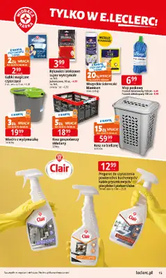 Leclerc - gazetka promocyjna Oferta E.Leclerc | Tanio to tu! od poniedziałku 10.11 do poniedziałku 17.11 - strona 15