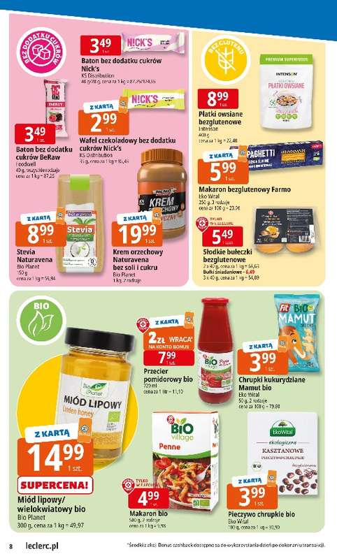 Leclerc - gazetka promocyjna Oferta E.Leclerc | Tanio to tu! od poniedziałku 10.11 do poniedziałku 17.11 - strona 8