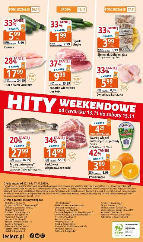 Leclerc - gazetka promocyjna Oferta E.Leclerc | Tanio to tu! od poniedziałku 10.11 do poniedziałku 17.11 - strona 20