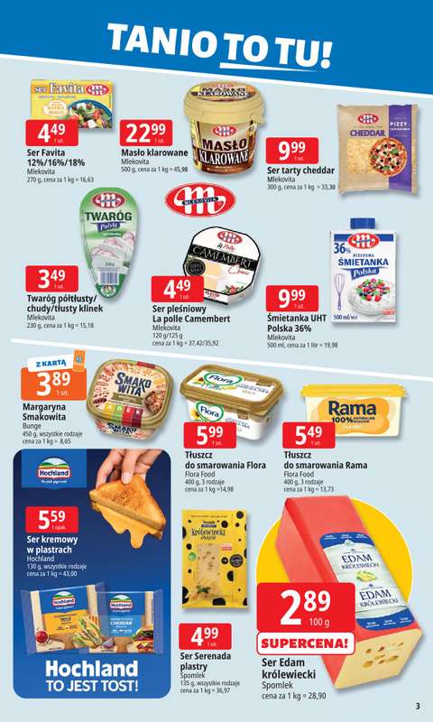Leclerc - gazetka promocyjna Oferta E.Leclerc | Tanio to tu! od poniedziałku 10.11 do poniedziałku 17.11 - strona 3