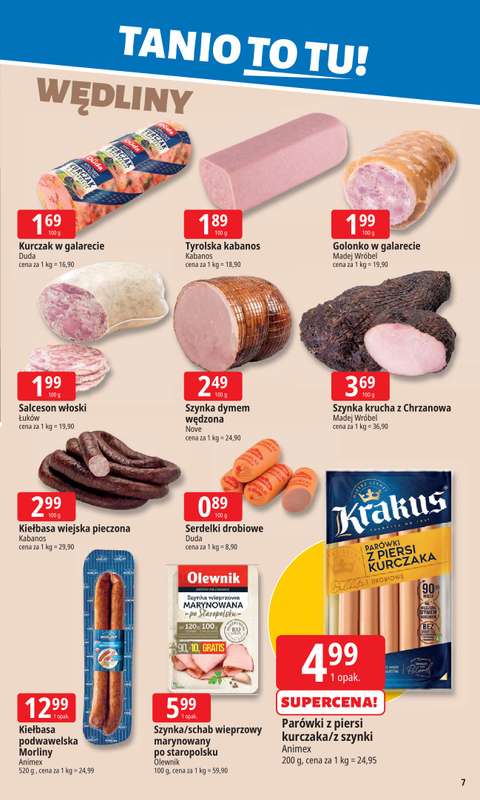 Leclerc - gazetka promocyjna Oferta E.Leclerc | Tanio to tu! od poniedziałku 10.11 do poniedziałku 17.11 - strona 7