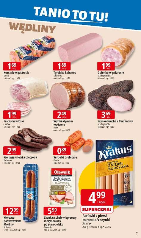 Leclerc - gazetka promocyjna Oferta E.Leclerc | Tanio to tu! od poniedziałku 10.11 do poniedziałku 17.11 - strona 7