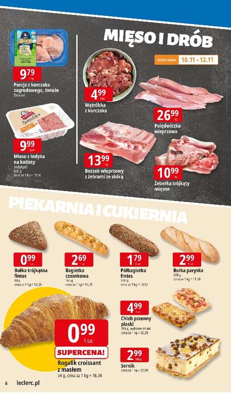 Leclerc - gazetka promocyjna Oferta E.Leclerc | Tanio to tu! od poniedziałku 10.11 do poniedziałku 17.11 - strona 6