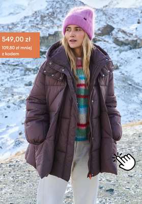 Kurtka zimowa fioletowa
