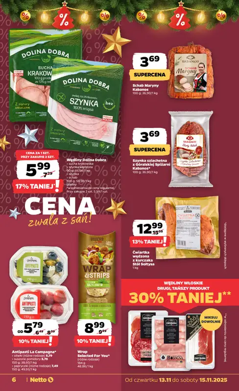 Netto - gazetka promocyjna Gazetka Spożywcza od czwartku 13.11 do soboty 15.11 - strona 6