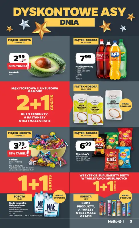 Netto - gazetka promocyjna Gazetka Spożywcza od czwartku 13.11 do soboty 15.11 - strona 3