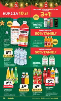 Netto - gazetka promocyjna Gazetka Spożywcza od czwartku 13.11 do soboty 15.11 - strona 14