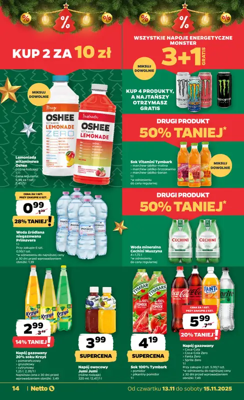 Netto - gazetka promocyjna Gazetka Spożywcza od czwartku 13.11 do soboty 15.11 - strona 14