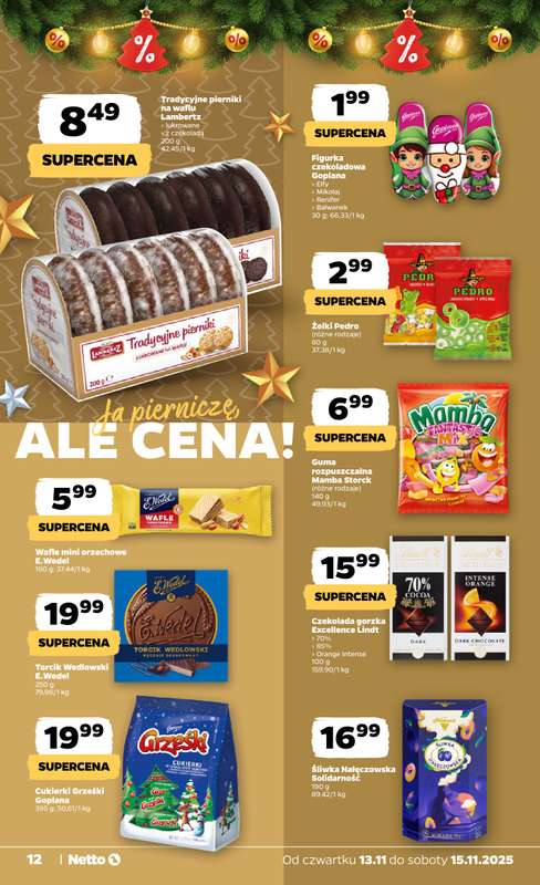 Netto - gazetka promocyjna Gazetka Spożywcza od czwartku 13.11 do soboty 15.11 - strona 12