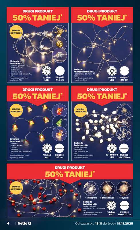 Netto - gazetka promocyjna Gazetka Non Food  do środy 19.11 - strona 4
